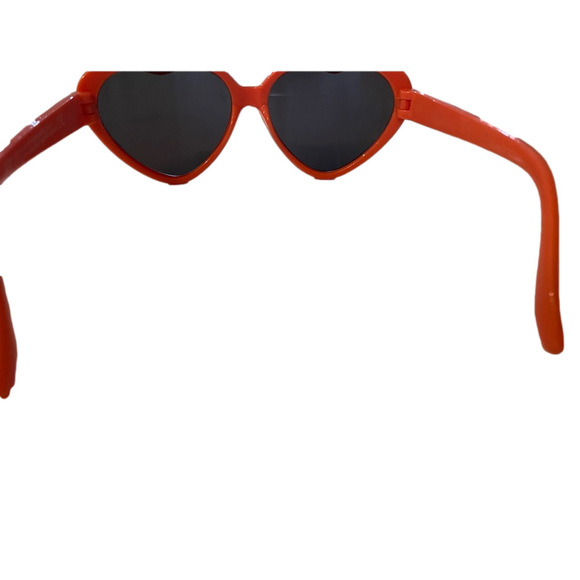 H&M HEART-SHAPED SUNGLASSES baby Coral pink - Picture 2 of 6